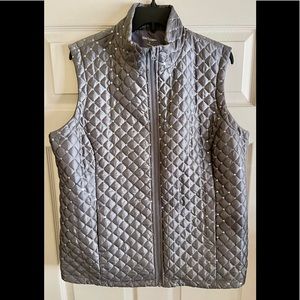 💎 Kim Rodgers Gray Sequined Puffer Vest 💎 *SOLD*